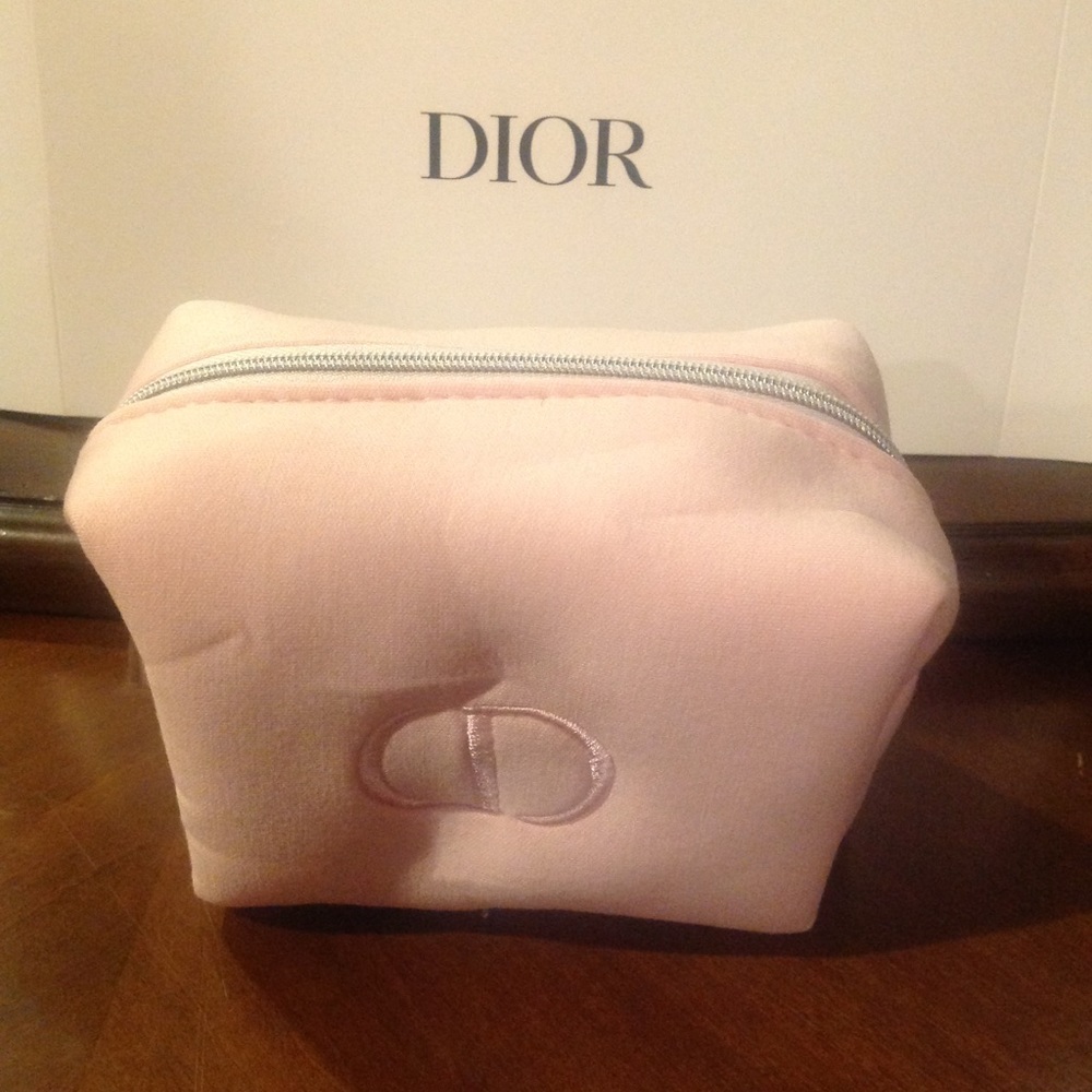 Cosmetic Bag+Box Pink Mini Great Gift NWOT